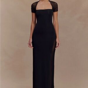 Meshki Black Maxi Dress NWT